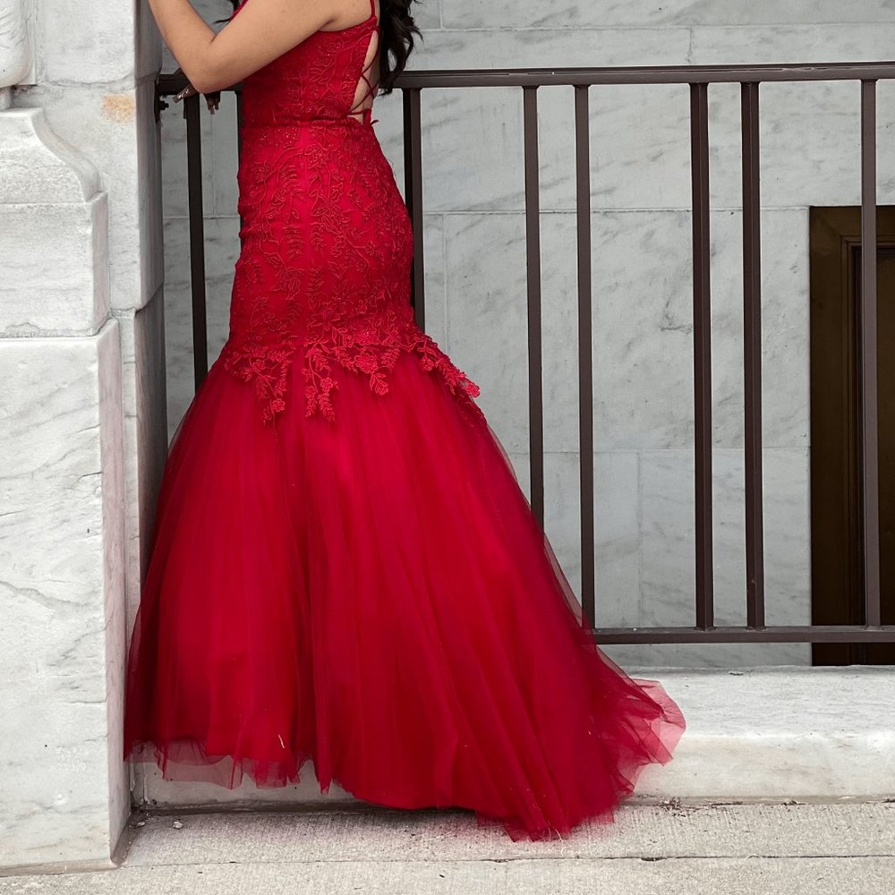 Red Prom Dress - Picture 2 of 2